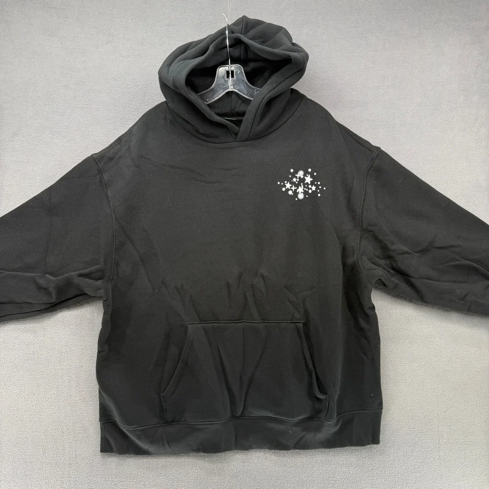 Wild Fable Black Disco Ball Graphic Hoodie Sweatshirt‎ XXL Responsible Style - Picture 2 of 11